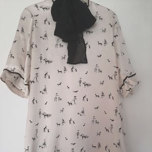 Parisienne Girls and Dogs Dress